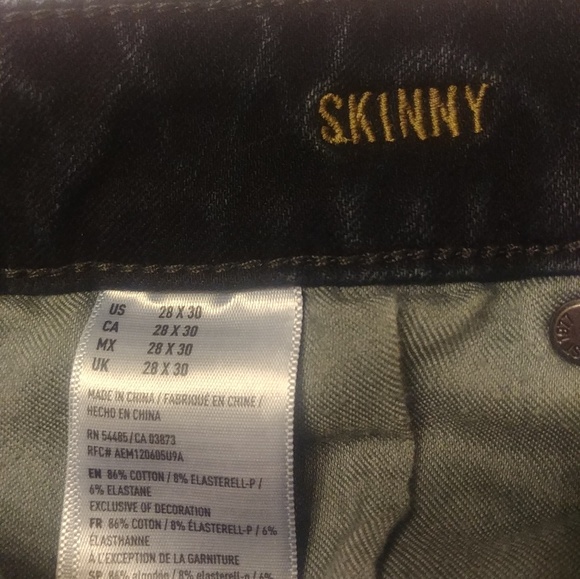 Men's Extreme flex jeans 28x30 - Picture 5 of 5